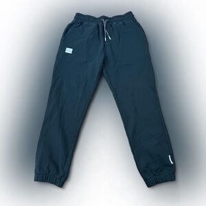 Bearded Goat VOID Sweatpants Joggers Mens Black Size M Pockets Drawstring Fleece